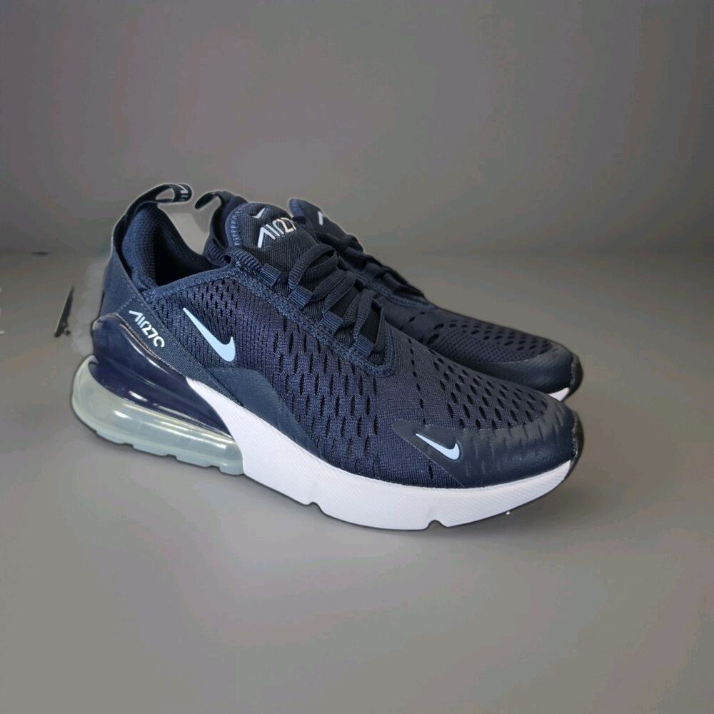Size 4.5Y Nike Air Max 270 Youth Kids Navy Blue 943345-407 - Picture 2 of 5